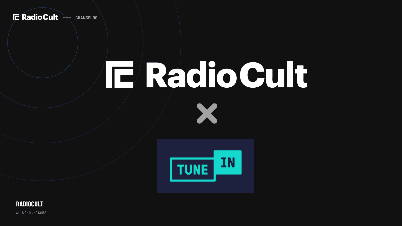 TuneIn integration