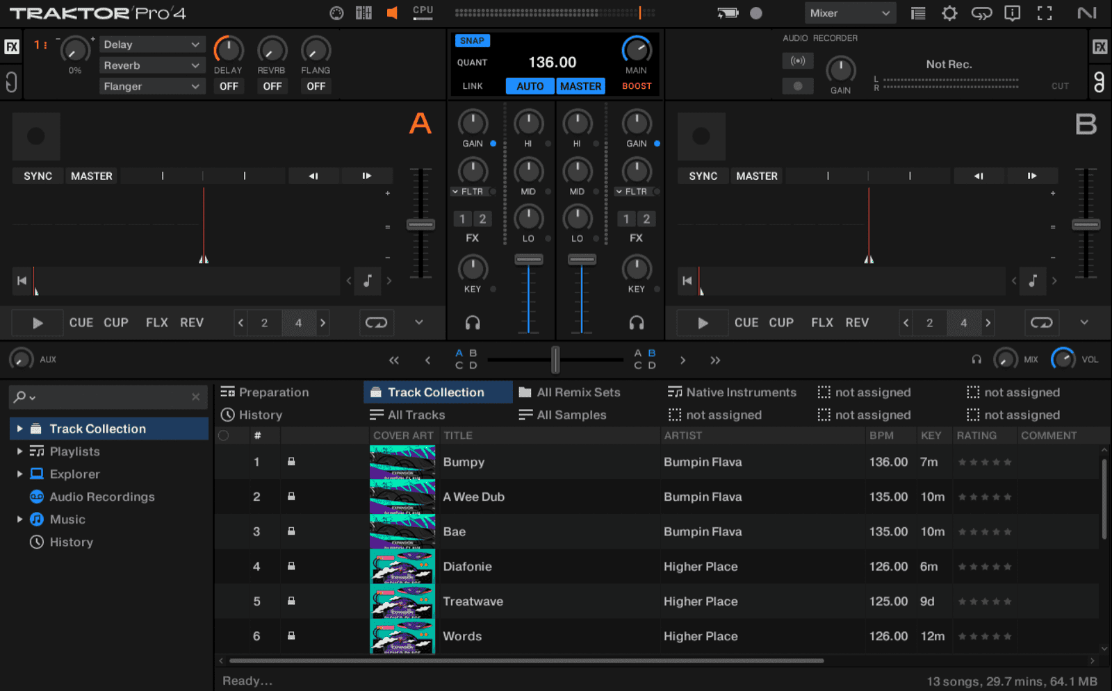 The Traktor interface