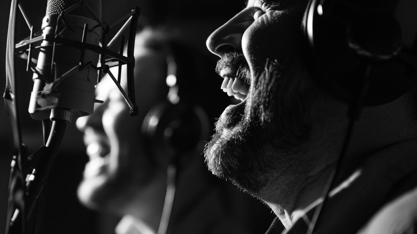 Radio host broadcasting