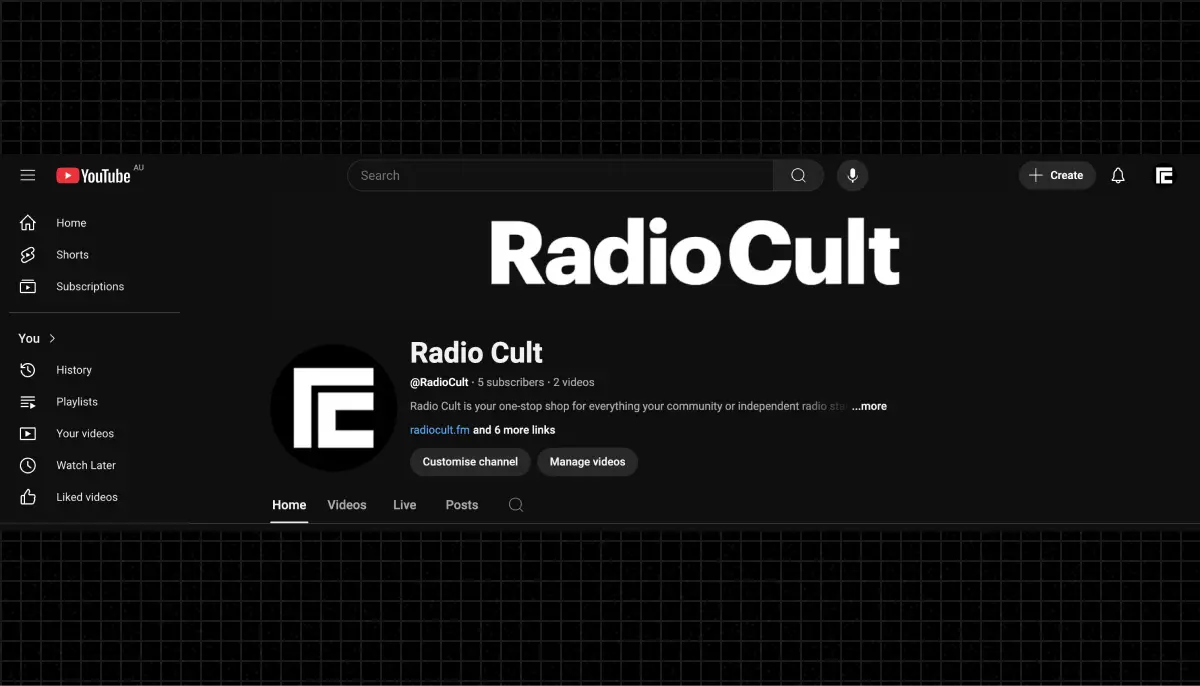 Broadcast Your Radio Station On YouTube
