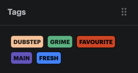 Custom tags